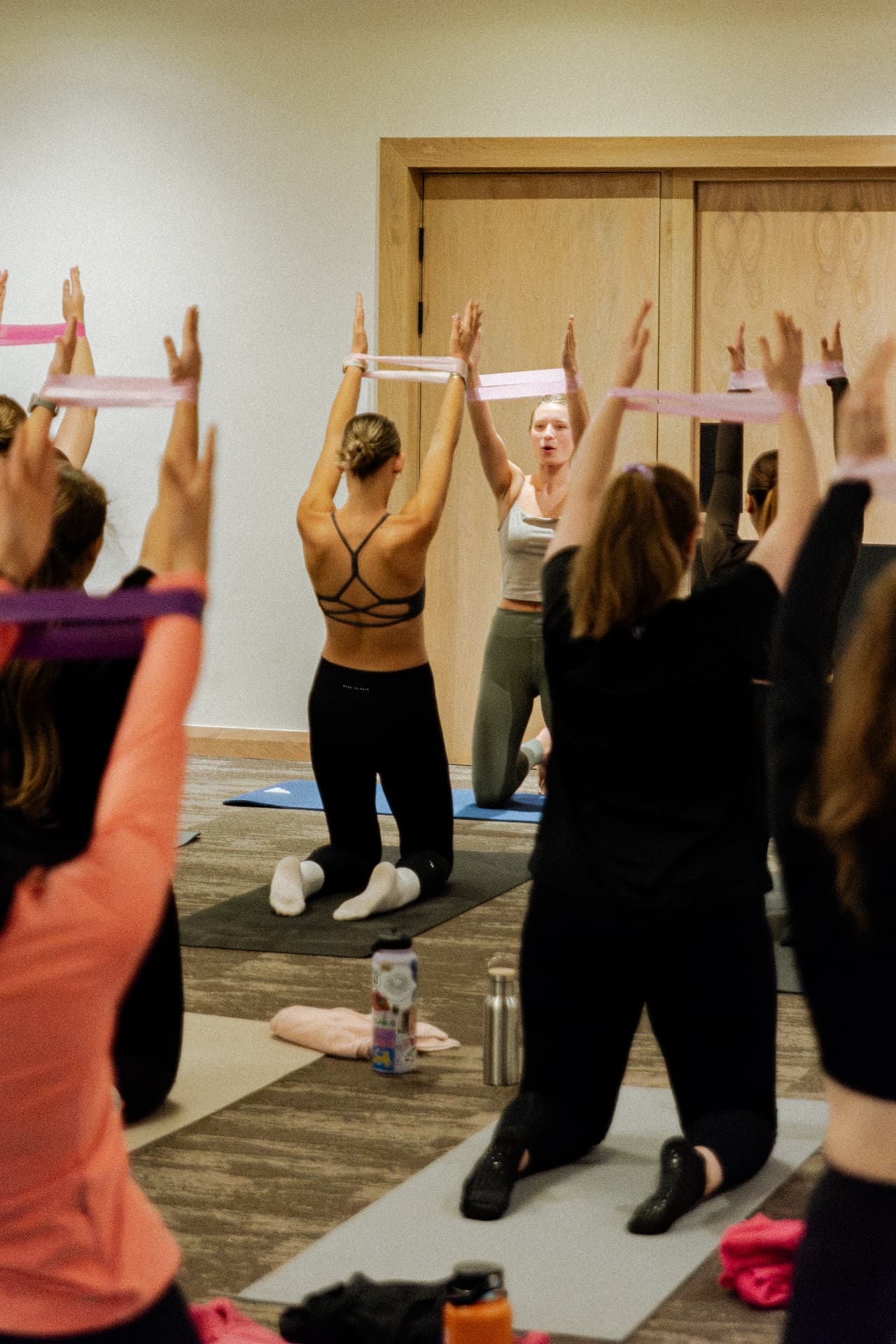 A Full Circle pilates class mid-session